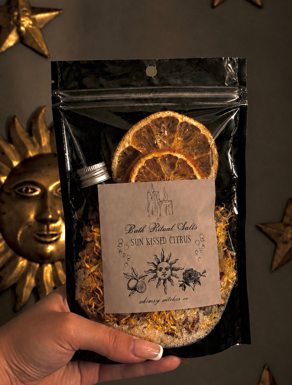 sun-kissed citrus - bath salt ritual mix
