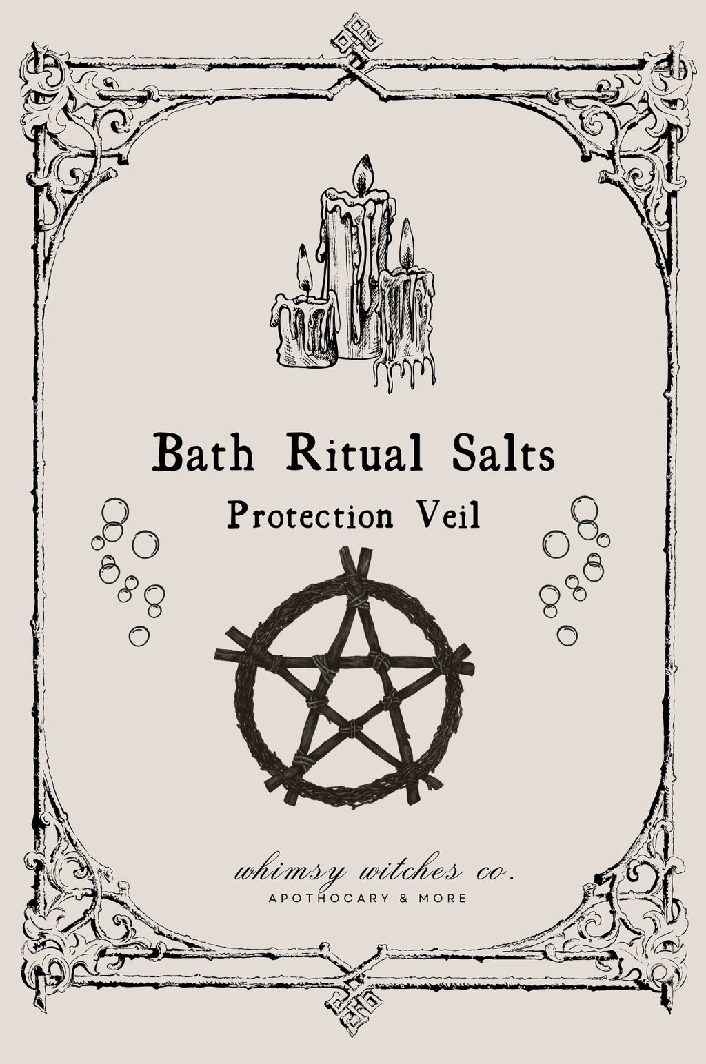 protection veil - bath salt ritual mix