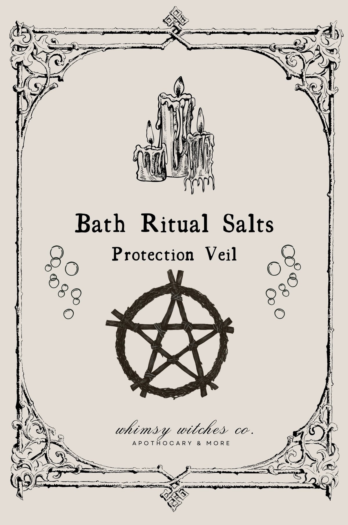 protection veil - bath salt ritual mix