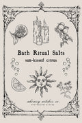 sun-kissed citrus - bath salt ritual mix