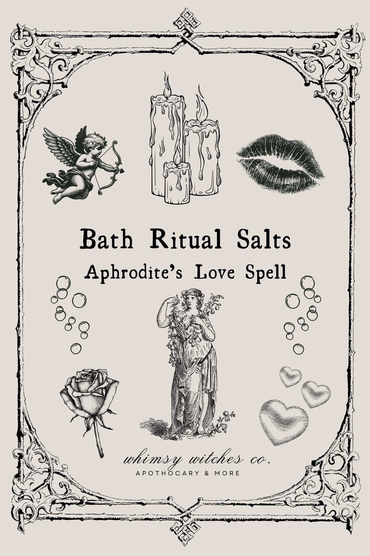 aphrodite’s love spell - bath salt ritual mix